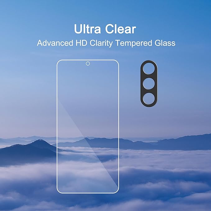 Ailun Glass Screen Protector for Galaxy S26 3 Pack + 2 Pack Camera Lens - Image 4