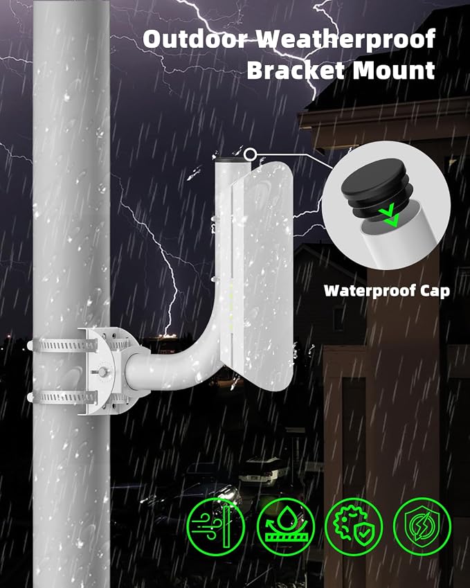 Universal Wireless Bridge Bracket Mount, 180 Adjustable Wall-Mounted Mount - Image 6