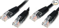 StarTech.com Cat5e Ethernet Cable - 1 ft Black Patch Cable - Molded Short by StarTech