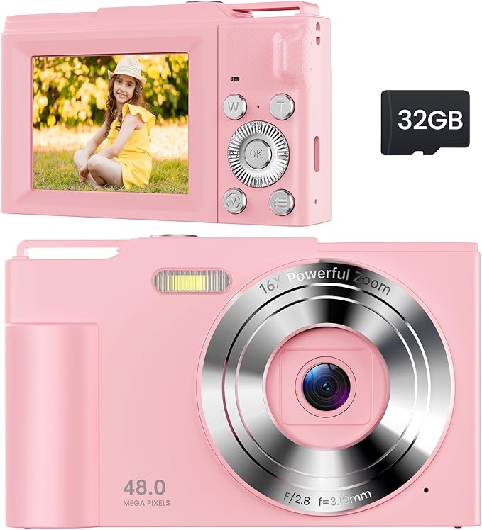 Digital Camera for Kids: Pink Camera for Teens by Unknown