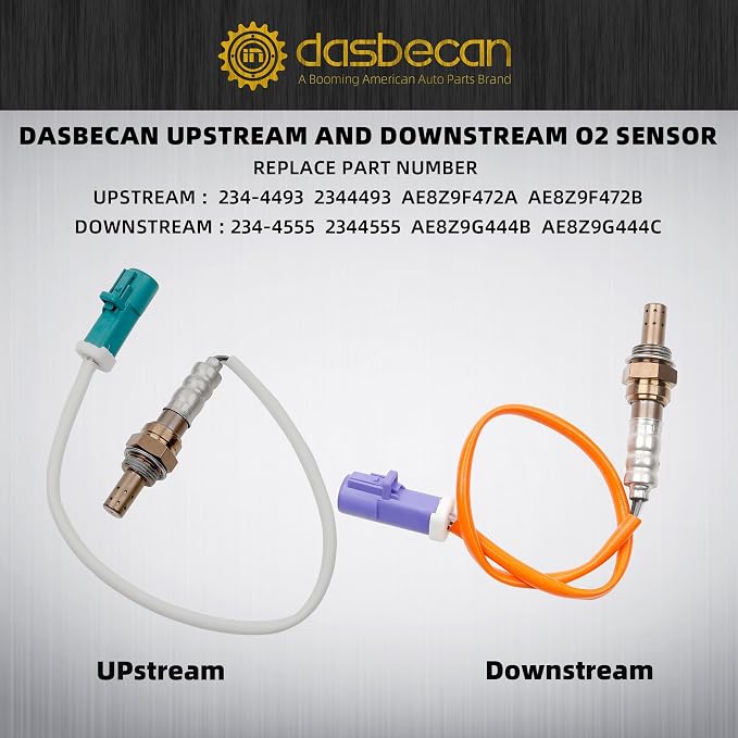 Dasbecan Oxygen O2 Sensor Set Upstream and Downstream Compatible - Image 2