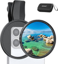 NEEWER 67mm Clip On CPL Filter, Circular Polarizing Polarizer Phone Camera Lens by Neewer