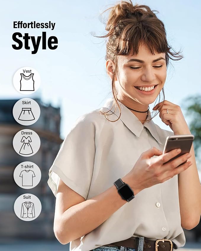 Stretchy Band Compatible with Apple Watch Bands 40mm 38mm 41mm 42mm 44mm 45mm - Image 5