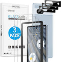 OMOTON Screen Protector for Google Pixel 7A 5G, 3 Pack Tempered Glass & Camera by OMOTON