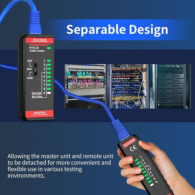 Network Ethernet Cable Tester for RJ11 RJ45 CAT5 CAT5E CAT6 CAT6A CAT7 - Image 6