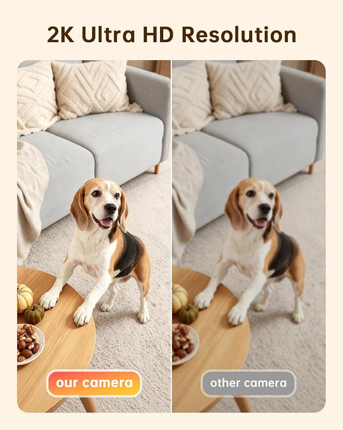 ELYSOO Wireless Indoor Camera: Battery Powered Pet/Dog Camera - Image 7