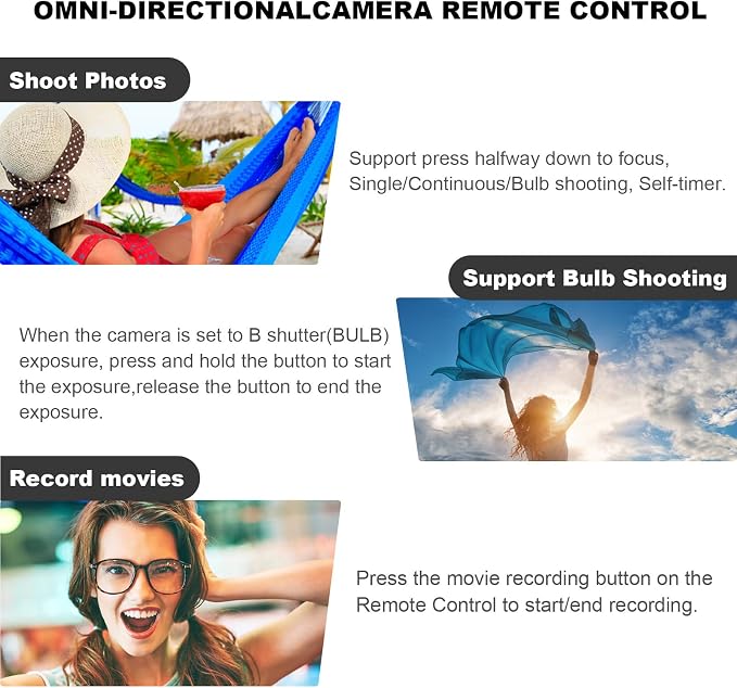 for FUIIFILM Camera Wireless Remote Control, Rechargeable Shutter Release - Image 4