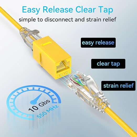 Sokqovt Cat6a Patch Cables Slim 6ft, Flexible Ethernet Cable 10G 550MHZ - Image 6