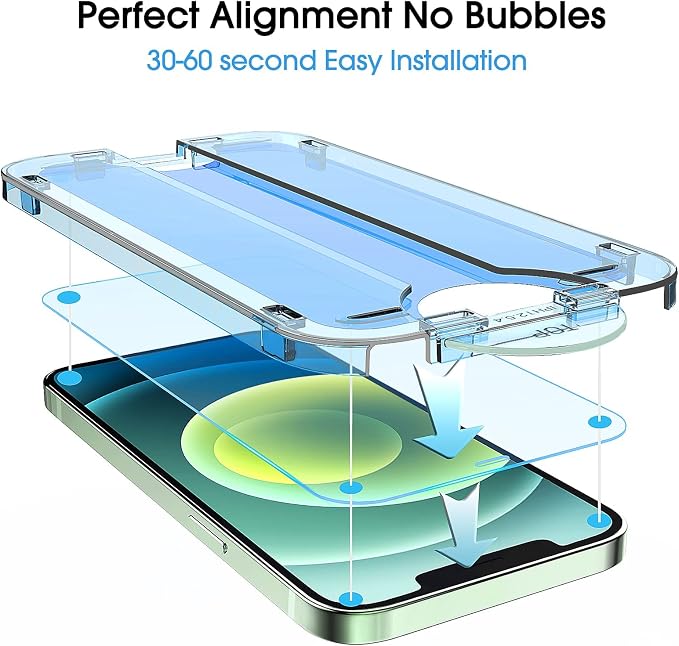 amFilm OneTouch Tempered Glass Screen Protector - Image 2