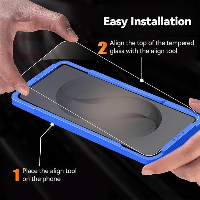 Wiaocit 3 Pack Tempered Glass Screen Protector - Image 2