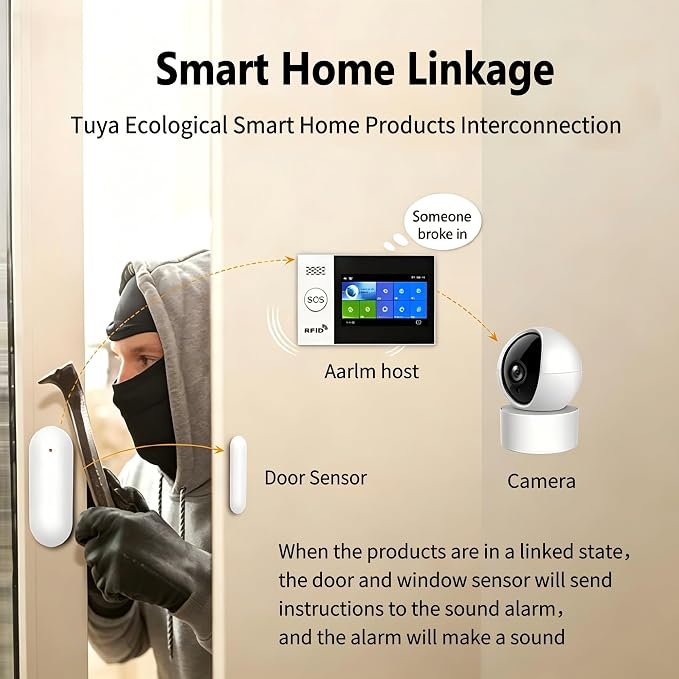 Smart Zigbee Door and Window Sensor – Wireless Magnetic Contact Sensor - Image 5