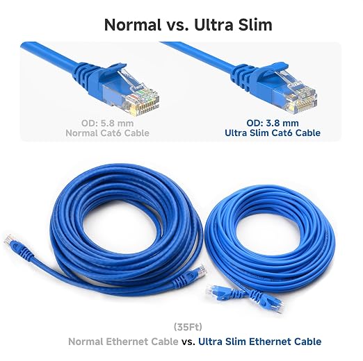 Cable Matters 10Gbps Snagless Cat 6 Ethernet Cable - 20ft - Image 4