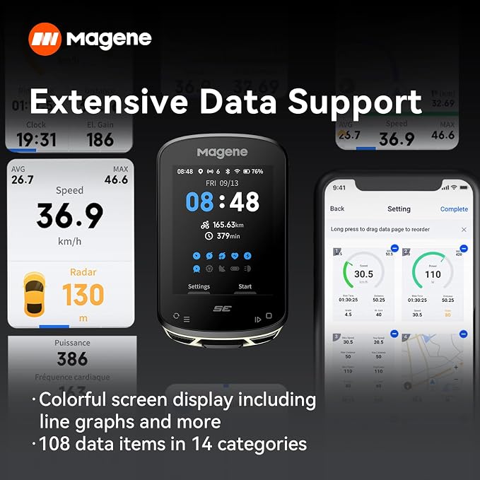 Magene C506SE Wireless GPS Bike Computer - Image 7