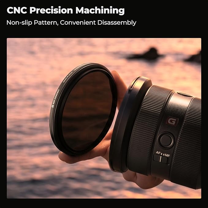 K&F CONCEPT 40.5mm Variable ND Lens Filter ND2-ND400 18 Multi-Layer Coatings - Image 6