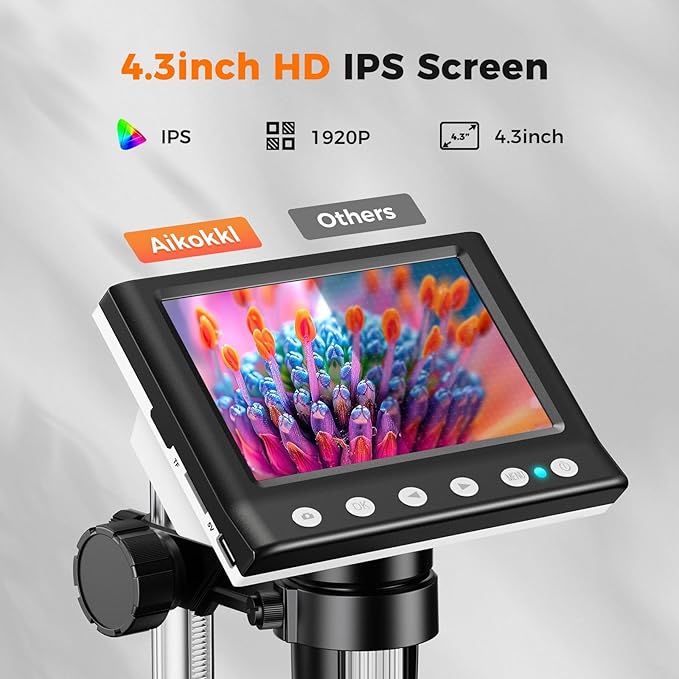 4.3 Inch LCD Digital Coin Microscope, 1000X USB Magnifier - Image 3