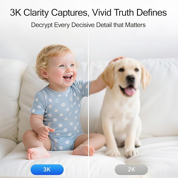 5G Indoor Camera, 3K Pet/Dog Camera - Image 4