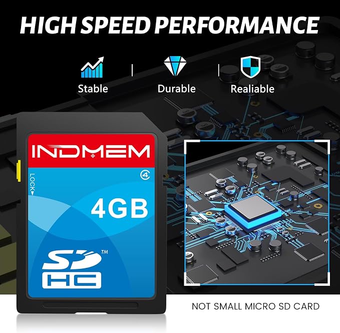 SD Card 4GB, 8 Packs Class 4 4GB Flash Memory Card MLC Standard Secure Digital - Image 3