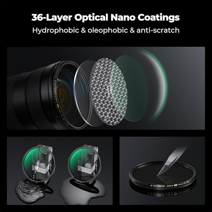 K&F CONCEPT 49mm Circular Polarizers Filter Super Slim - Image 6