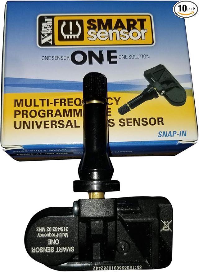 SMART SENSOR 10 Pack TPMS 17-43041 Multi Frequency Sensor by SMART+SENSOR