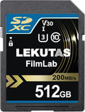 512GB SDXC UHS-I Memory Card by LEKUTAS