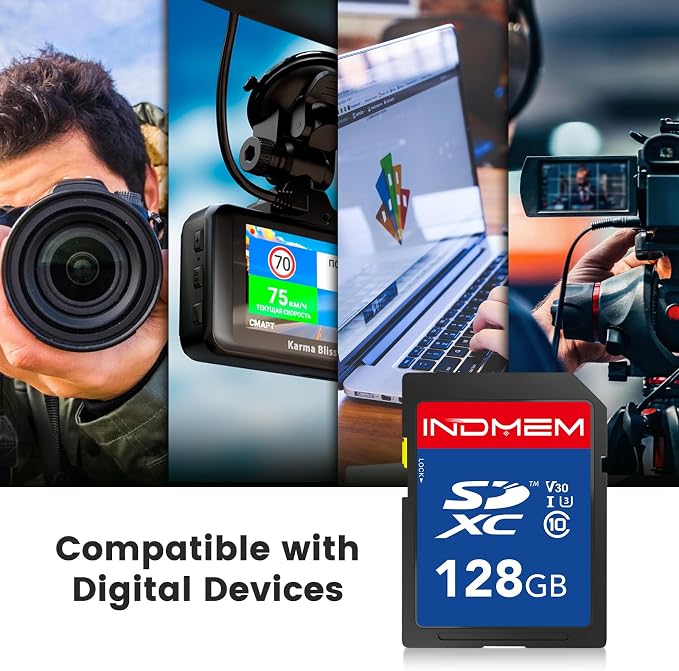 128GB SD Card, High Speed up to 90M/S, SDXC UHS-I Memory Cards, Full HD & 4K - Image 4