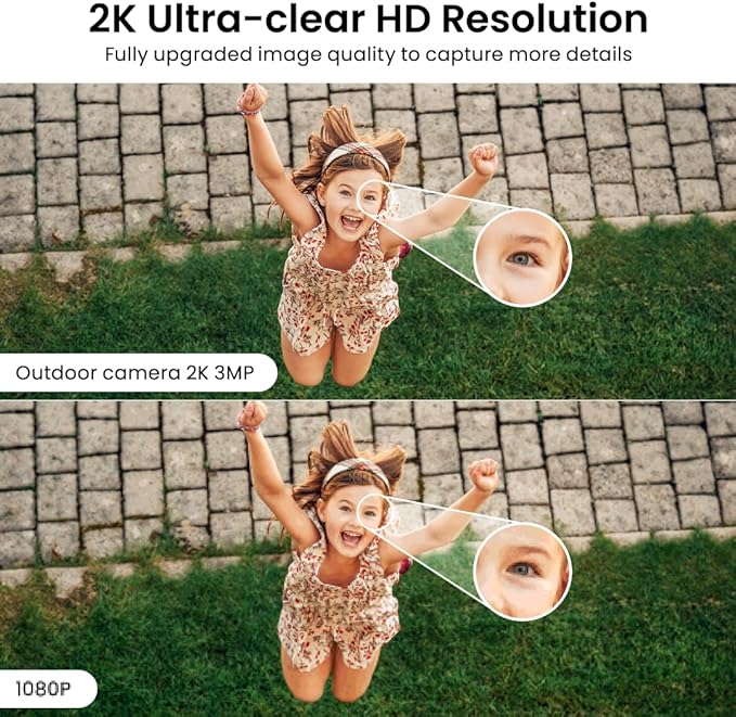 AOQEE 2K Cameras for Home Security-Outdoor/Indoor Camera for - Image 3