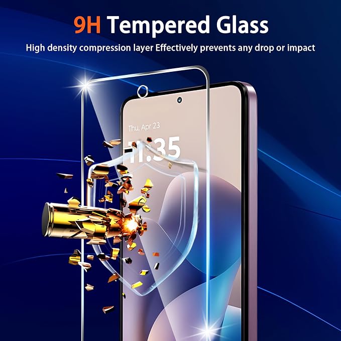 Designed for Motorola Moto G Stylus 5G 2026 Tempered Glass Screen Protector + - Image 3