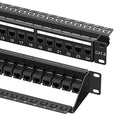 Cable Matters 1U 19-Inch 24-Port 10Gbps Cat6 Ethernet Patch Panel by CableMatters