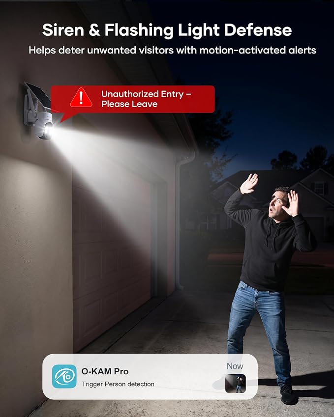 firstrend Solar Security Cameras Wireless Outdoor, No Monthly Fee, Human Auto - Image 7