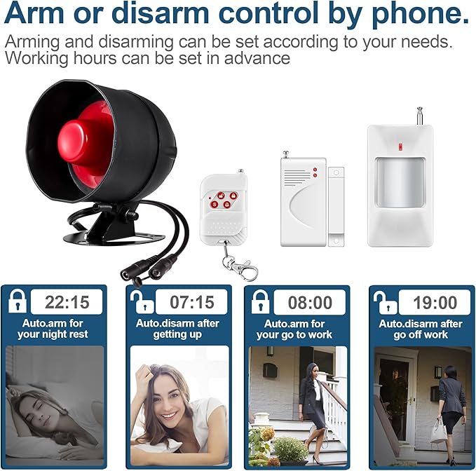 WiFi Alarm Home Security System, Wireless Alarm System - Image 6