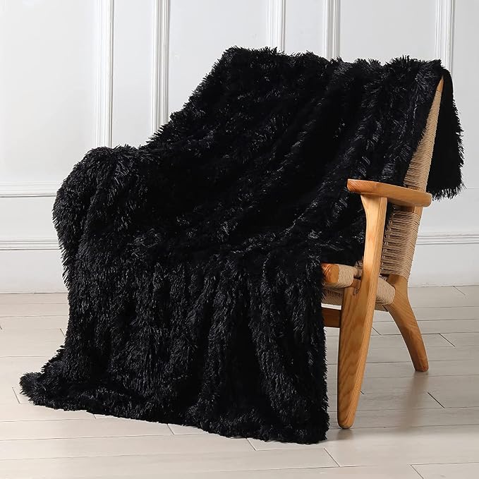 Tuddrom Decorative Extra Soft Faux Fur Blanket Twin Size 70" x78", Reversible by Tuddrom