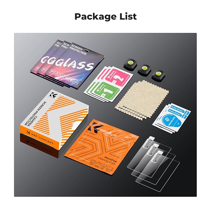 K&F CONCEPT 3pcs Screen Protector Compatible - Image 4