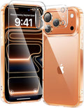 toushion 3 in 1 for iPhone 17 Pro Case Clear, Screen Protector *1 & Camera Lens by Unknown