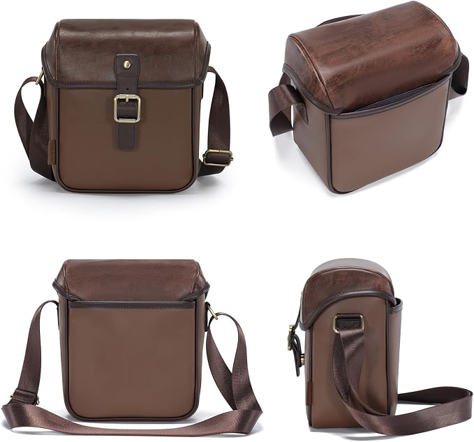 Cwatcun Camera Sling Bag PU Leather - Image 8