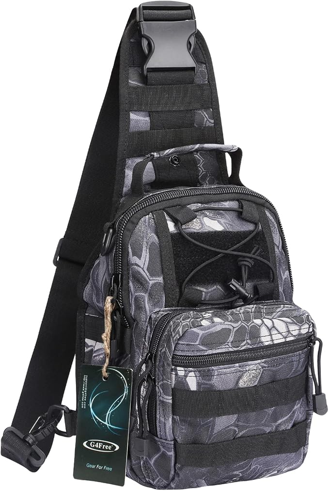G4Free Outdoor Tactical Bag Backpack, Military Sport Bag Pack Sling Shoulder by G4Free