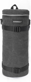 Camera Lens Case Bag for Photographyers, Zipper Waterproof Lens Protective by XAMOREST