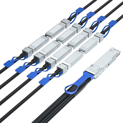 200GbE to 8x25GbE Splitter DAC, QSFP-DD to 8xSFP28, by 10Gtek