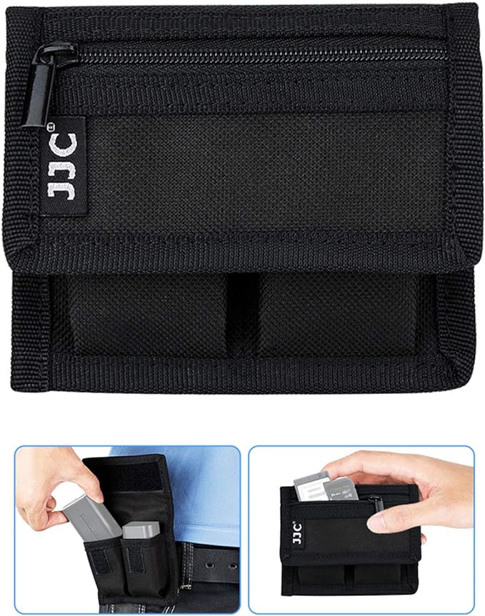 DSLR Battery and Memory Card Holder Pouch by JJC