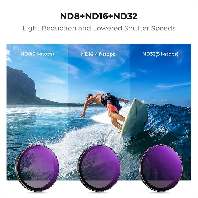 K&F CONCEPT Snap On PL & ND Filter Kit Compatible - Image 3
