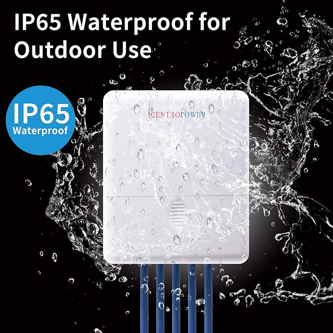 Outdoor 5 Port PoE Switch/Extender/Booster, 60W 48V 10/100/1000M POE - Image 6