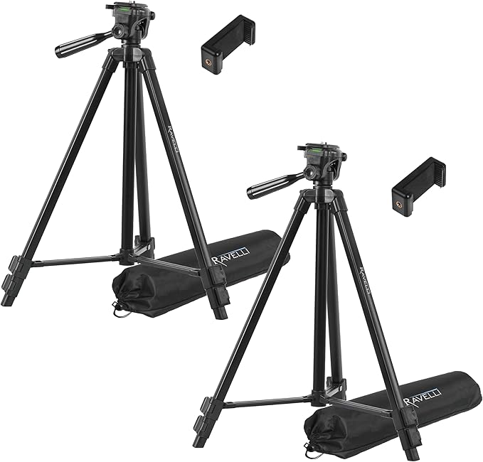 Ravelli APLT3 53" Light Weight Aluminum Tripod, by Ravelli