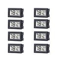 8 Pack Mini Indoor Temperature Humidity Meter Gauge Thermometer Hygrometer LCD by Maiweitong