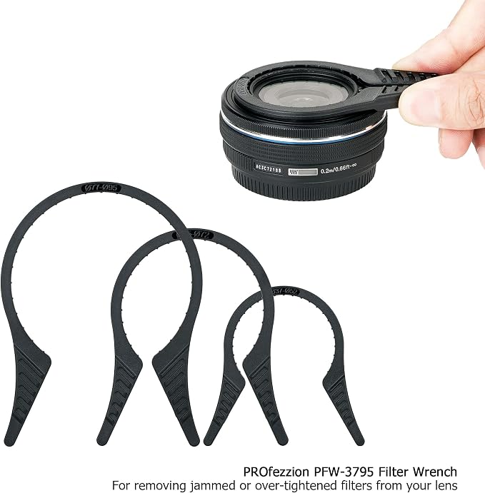 Camera Lens Filter Wrench Kit: PROfezzion 3 Pack Wrench - Image 2
