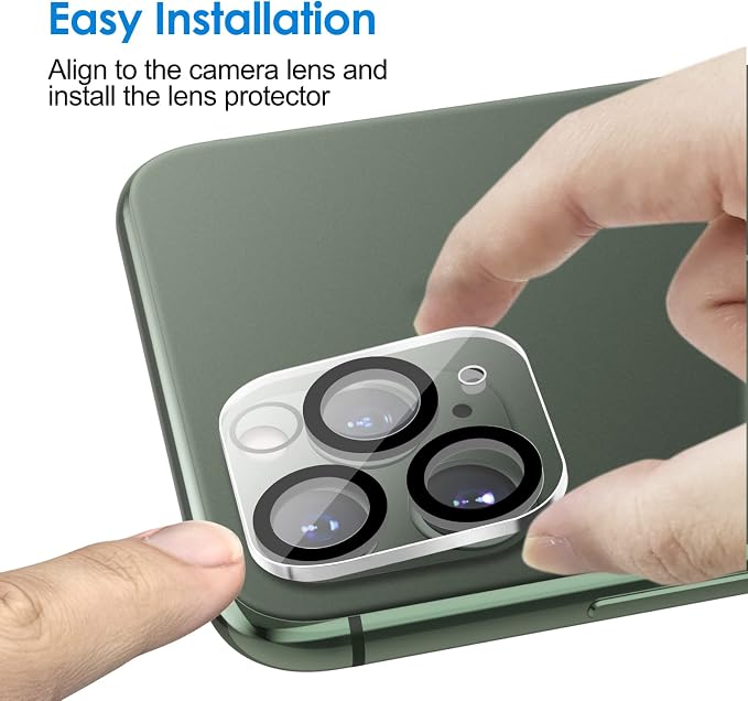 JETech Camera Lens Protector for iPhone 11 Pro Max 6.5-Inch and iPhone 11 Pro - Image 4