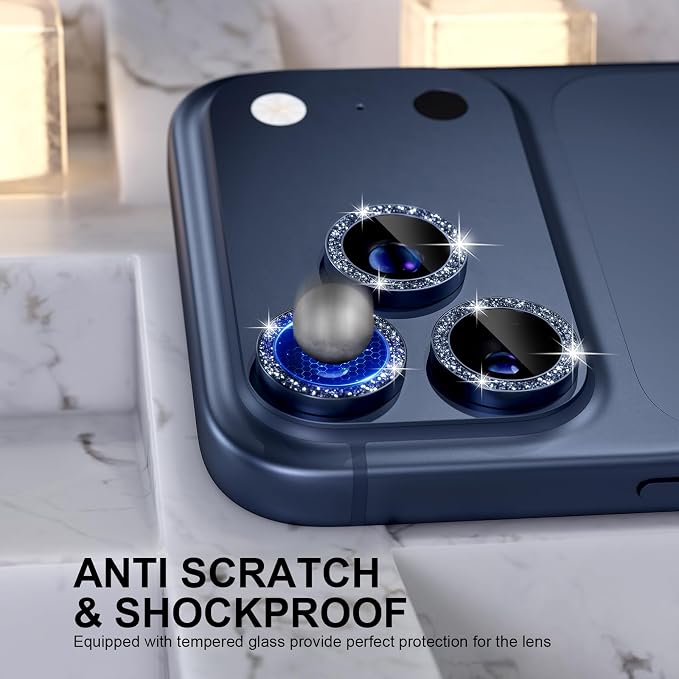 Choiche Compatible for iPhone 17 Pro/iPhone 17 Pro Max Camera Lens Protector - Image 4