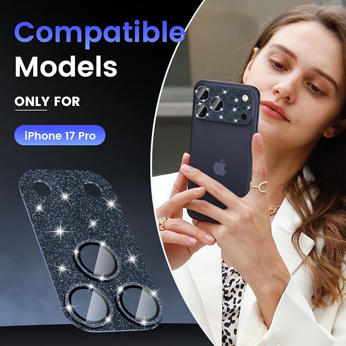 Tensea for iPhone 17 Pro Camera Lens Protector, Metal Aluminum Alloy Tempered - Image 2
