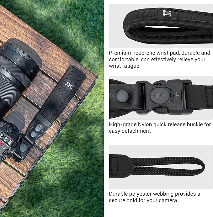 Upgraded Quick Release Soft Neoprene Camera Hand Wrist Grip Strap - Image 5
