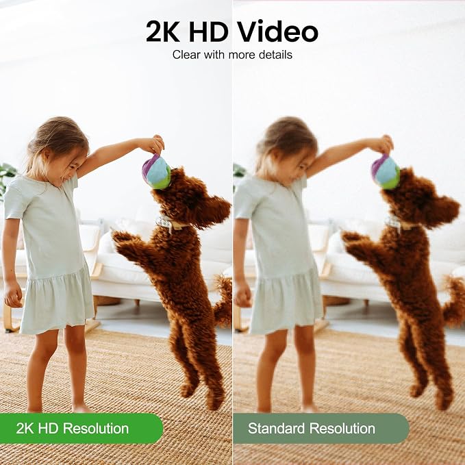 INFIYA 2K Indoor Camera-360° Pan/Tilt Baby/Elderly/Pet Camera - Image 3