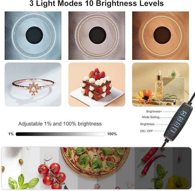 Light Box Photography 20x20in, PULUZ Portable Photo Studio Light Box - Image 3