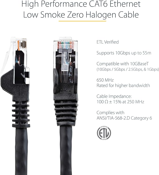 StarTech.com 15ft CAT6 Ethernet Cable - Image 2